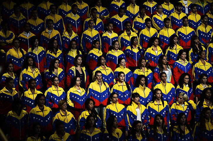 24 hours in pictures: Members of the Orquesta Sinfónica Simón Bolívar