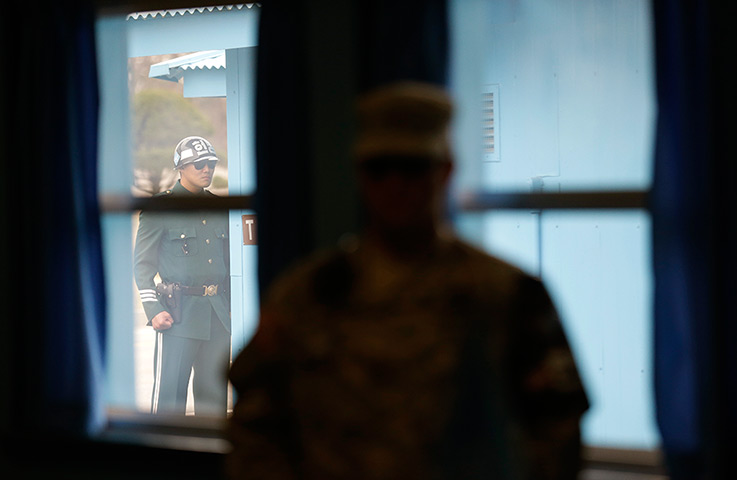 24 hours in pictures: A South Korean soldier at the border