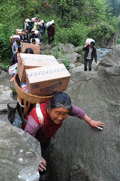 China quake aftermath: Post earthquake rescue efforts