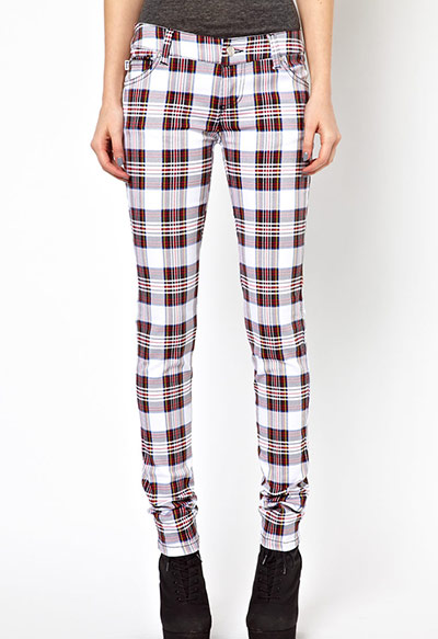 Punk fashion gallery: Tartan trousers