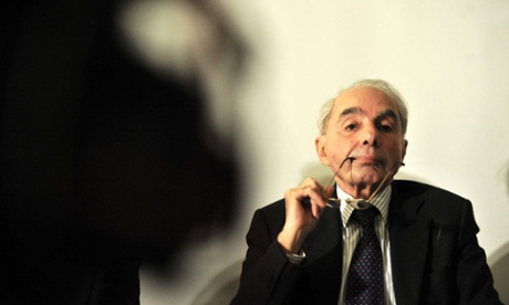 Former Italian prime minister Giuliano Amato who is one of the two favorites to lead the new Italian government. Photograph: Laura Lezza/Getty Images