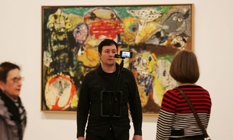 A Liberate Tate activist