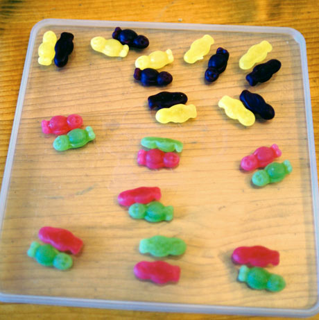 How to make a jelly baby DNA molecule