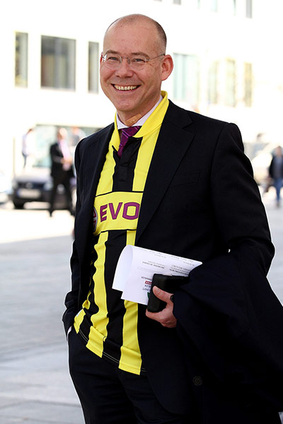 Dort v Real: Borussia Dortmund fan