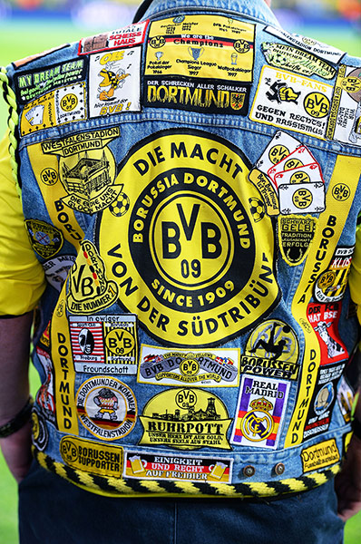 Dort v Real: Borussia Dortmund fan