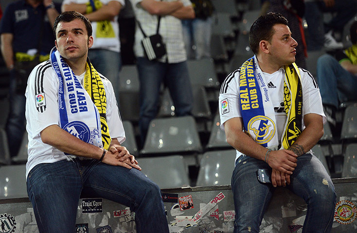 Dortmund v Real 2: Real Madrid fans