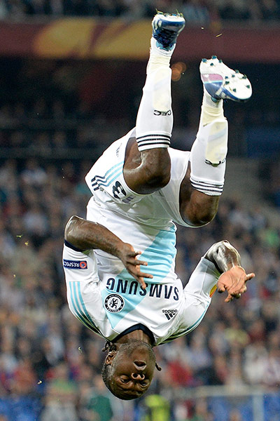 Chelsea: Victor Moses celebrates