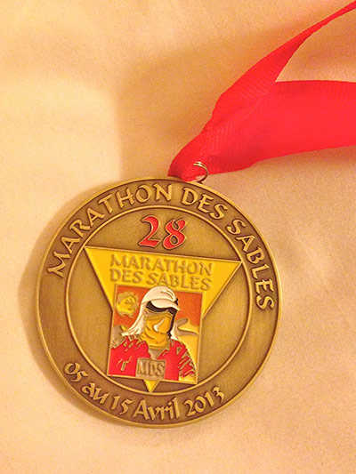 Marathon des Sables: Medal for finishing