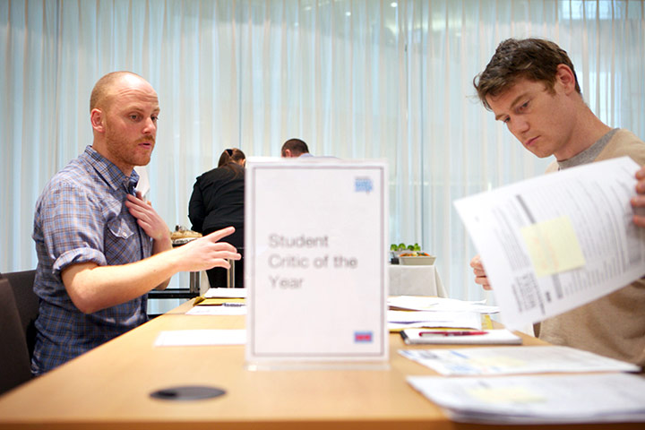 Student Media Awards: Student Media Awards: judging lunch