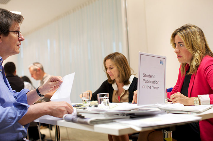 Student Media Awards: Student Media Awards: judging lunch