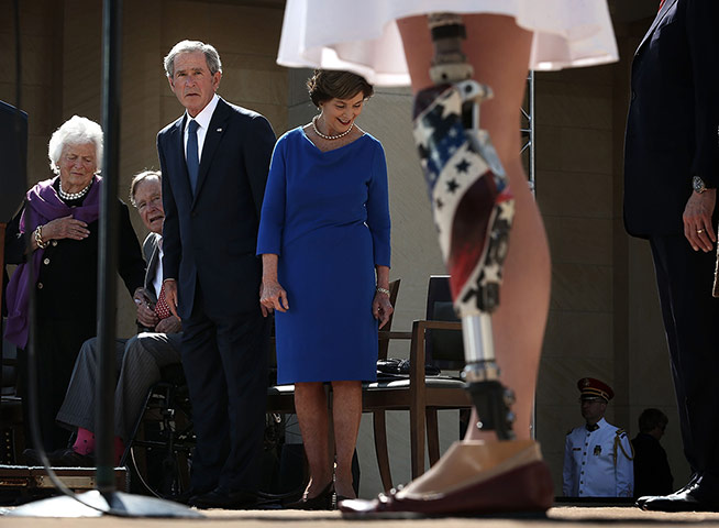 20 Photos: George W Bush Library Dedication Attended By Obama And Former Presidents