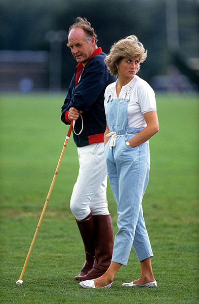 Dungarees: Princess Diana in dungarees