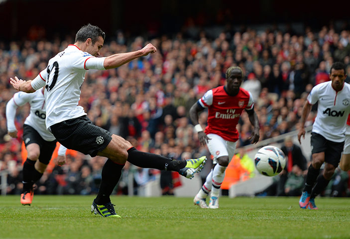 Arsenal v Man U: Arsenal Man U 28.04.13