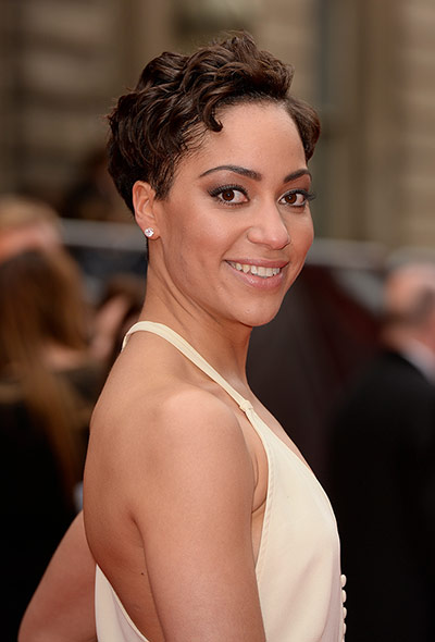 Lawrence Olivier Awards: Cush Jumbo on the red carpet at the Lawrence Olivier Awards