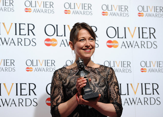 Laurence Olivier Awards: Nicola Walker with the Best Actress in a Supporting Role