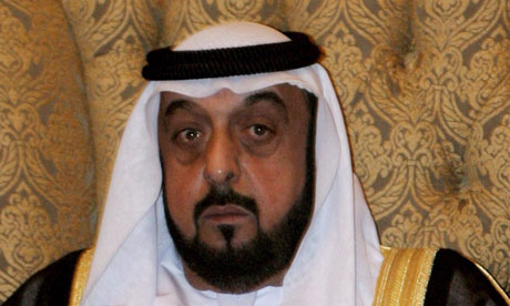 Sheikh Khalifa bin Zayed Al Nahayan, president of the United Arab Emirates