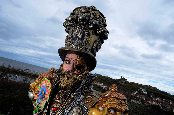 whitby goth festival: Liam Murray attends the festival which is in it's 19th year 