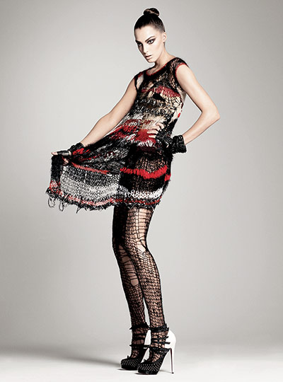 Punk at the Met: Punk-inspired fashion (Rodarte)