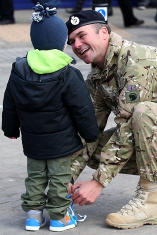 Over 500 soldiers have returned from a six month tour of Afghanistan supporting various units that make up Task Force Helmand. The Regiment marched through the town centre after a service at Ripon Cathedral.