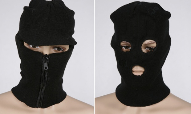 Now this looks odd. Not sure why the Devon and Cornwall Police used topless mannequins to display the black balaclavas found in a Fiat Punto when Kevin Liverpool and Junior Bradshaw were arrested in Cullompton, Devon in June 2011 on suspicion of plotting to kidnap music star Joss Stone. The two men were convicted today of hatching a plot to rob and kill international pop star.