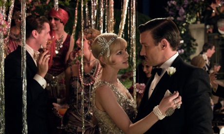 CAREY MULLIGAN & JOEL EDGERTON meet each other in a scene of the film the Great Gatsby