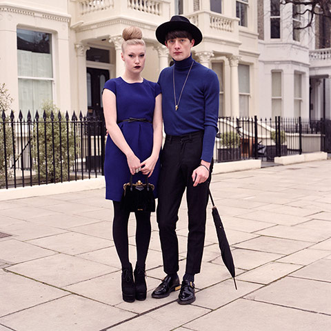 big pic - mods : mod couple dressed in purple standing in front of houses