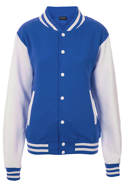 Summer Style: plain varsity jacket