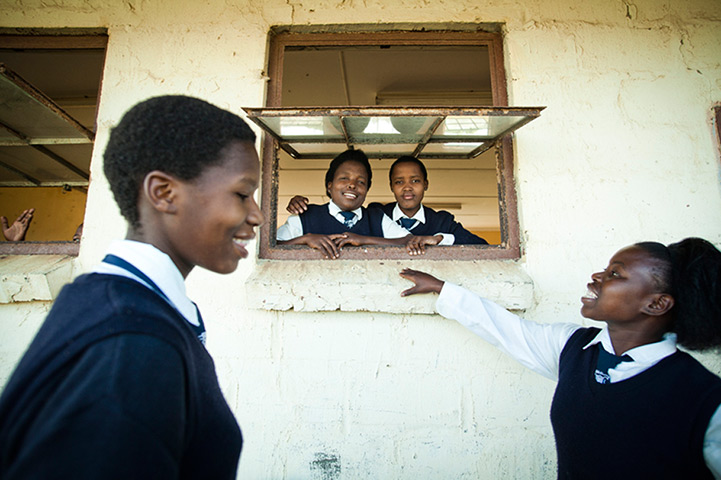 Eastern Cape Schools: Grade 12 learners loved the attention from the Solidarity Visit group