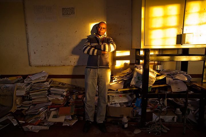 Eastern Cape Schools: A Nigerian Teacher living in rural Eastern Cape, Peter Odedeyi posed for a 