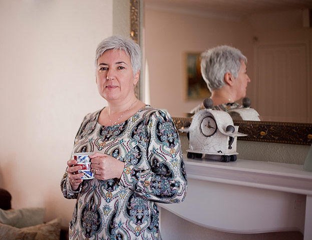 Action on Stroke month: Stroke - Anne holding her mug