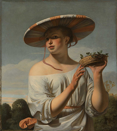 Rijksmuseum: Caesar Boëtius van Everdingen, Girl in a Large Hat