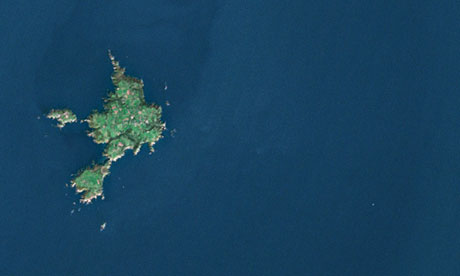 Channel Islands, Europe, True Colour Satellite Image