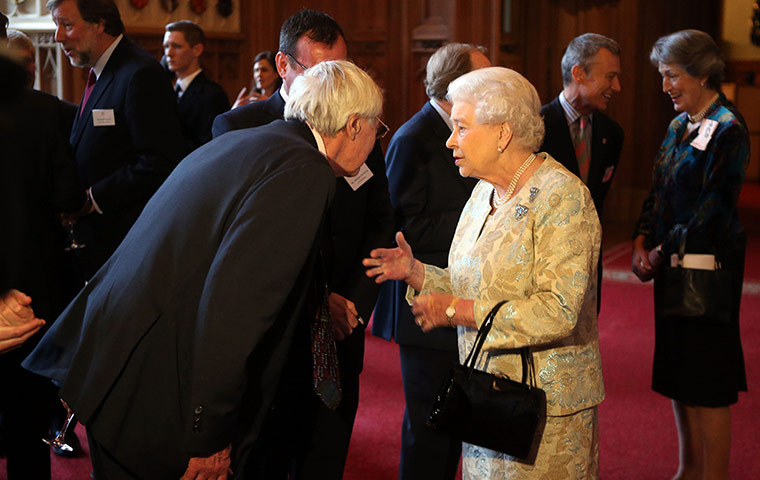 Queen gets a Bafta: Stars join Queen to celebrate film