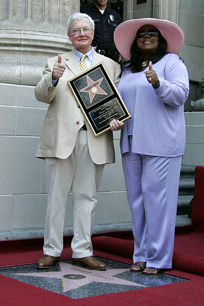Roger Ebert: Roger Ebert with his wife Chaz Ebert 