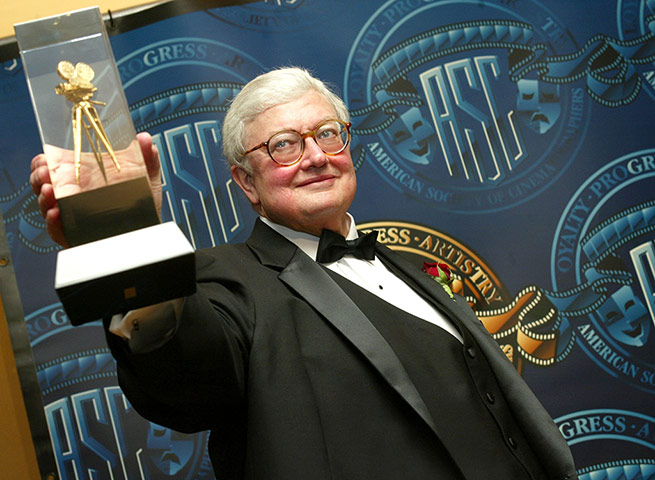 Roger Ebert: Roger Ebert with a special award