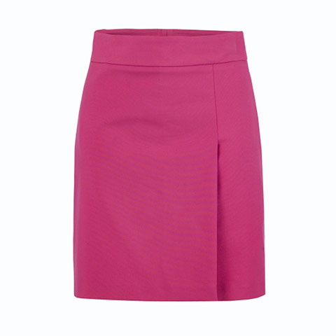 bright fashion: Fuchsia skirt