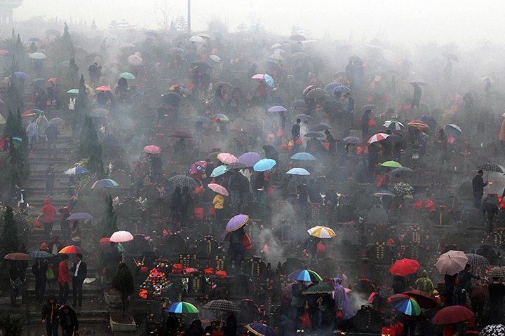 24 hours in pictures: Qingming Festival