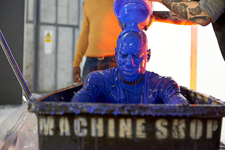 blue is the colour: Demba Ba