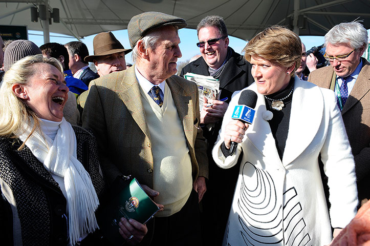 Tom Jenkins Aintree: Sue Smith with husband, the ex showjumper Harvey Smith