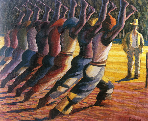 african art: Gerard Sekoto. Song of the Pick, 1947