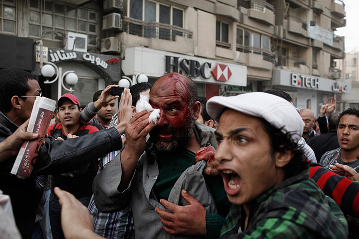 from the agencies: Ed Giles in Cairo