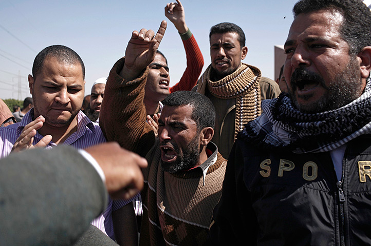 from the agencies: Ed Giles in Cairo