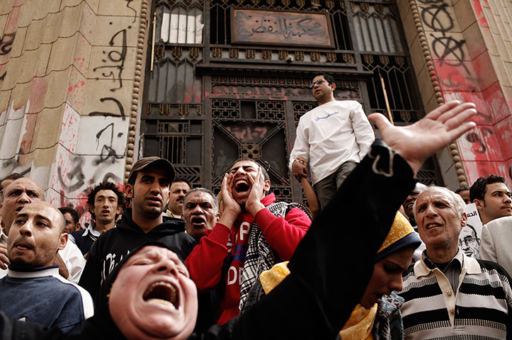 from the agencies: Ed Giles in Cairo