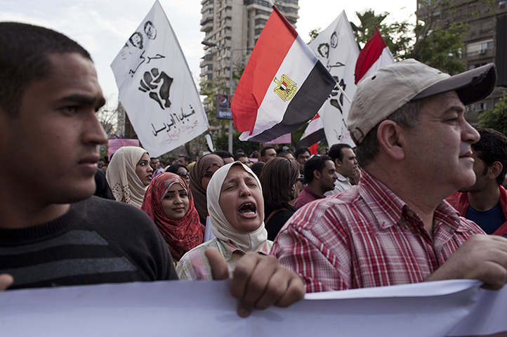 from the agencies: Ed Giles in Cairo