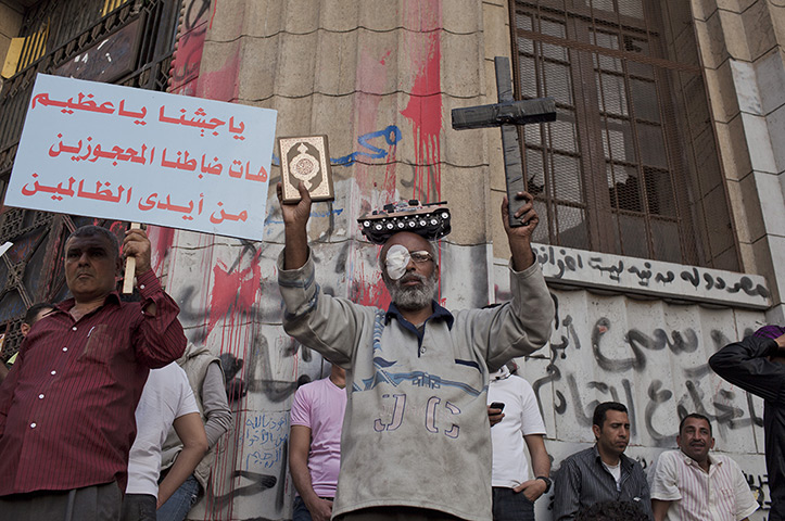 from the agencies: Ed Giles in Cairo