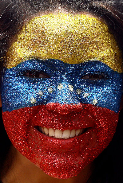 Capriles election rally : Capriles election rally in Caracas in pictures