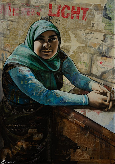 Share your art: Sphinx Bathroom Attendant by Erin Currier