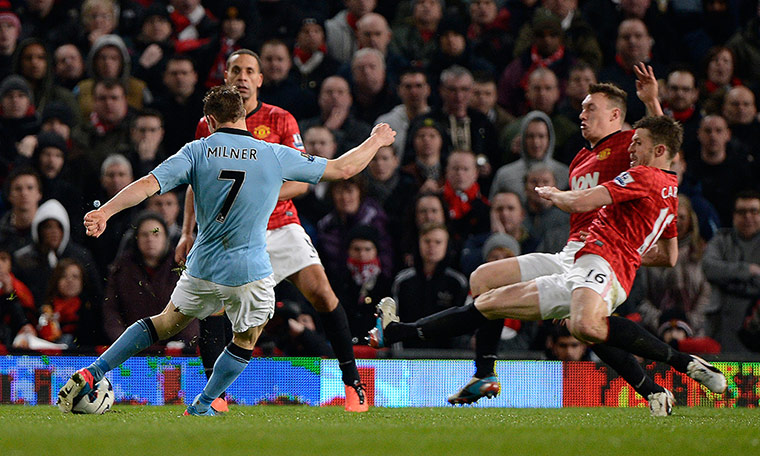 United versus City: Milner scores