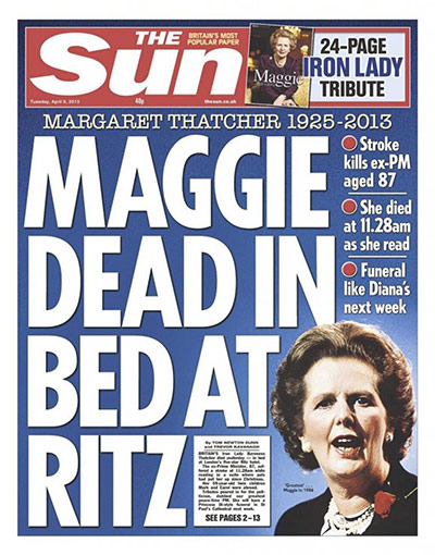 Maggie front pages: Maggie front pages