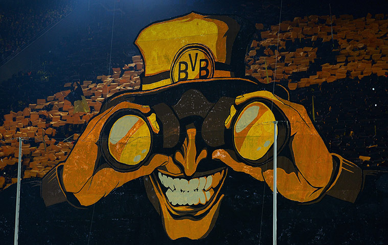 Dortmund v Malaga: Incase you missed him earlier here's a close-up of Mr Henkelpotts